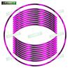 For XSR700 XSR 700 motorcycle accessories 17 inch front and rear wheel decals fairing hub modified reflective stripe stickers