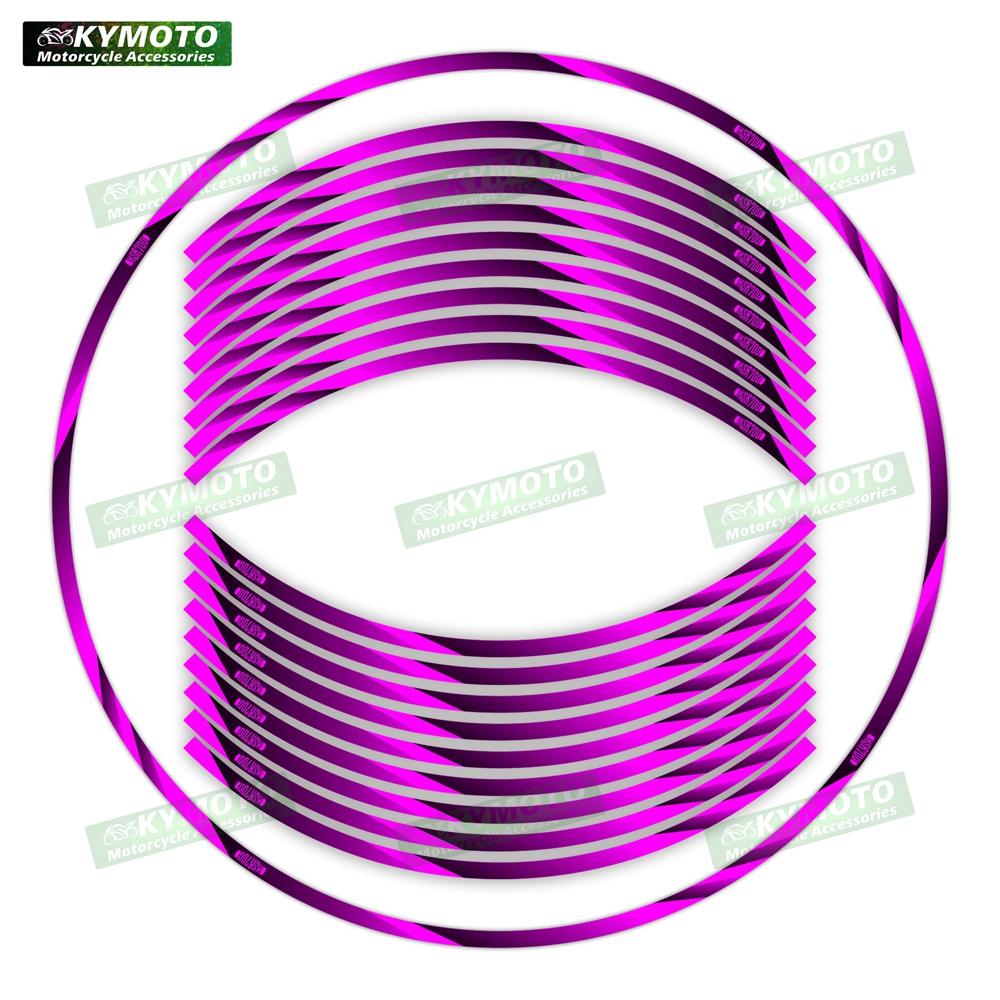 For XSR700 XSR 700 motorcycle accessories 17 inch front and rear wheel decals fairing hub modified reflective stripe stickers