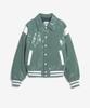 Birthdaysuit Patent Stadium Jacket (Sage)