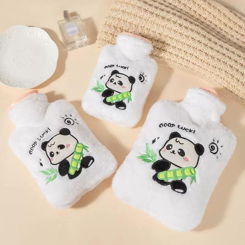 Hot Water Bottle, Water-Filled Warm Water Bag, Explosion-Proof, Large Size for Applying on the Stomach, Special for Girls during Their Period, Small