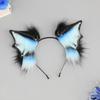 Artificial Bat Ear Headband Cosplay Costume Hairhoop for Masquerades Party Hairband Anime Headwear Role Play Accessory