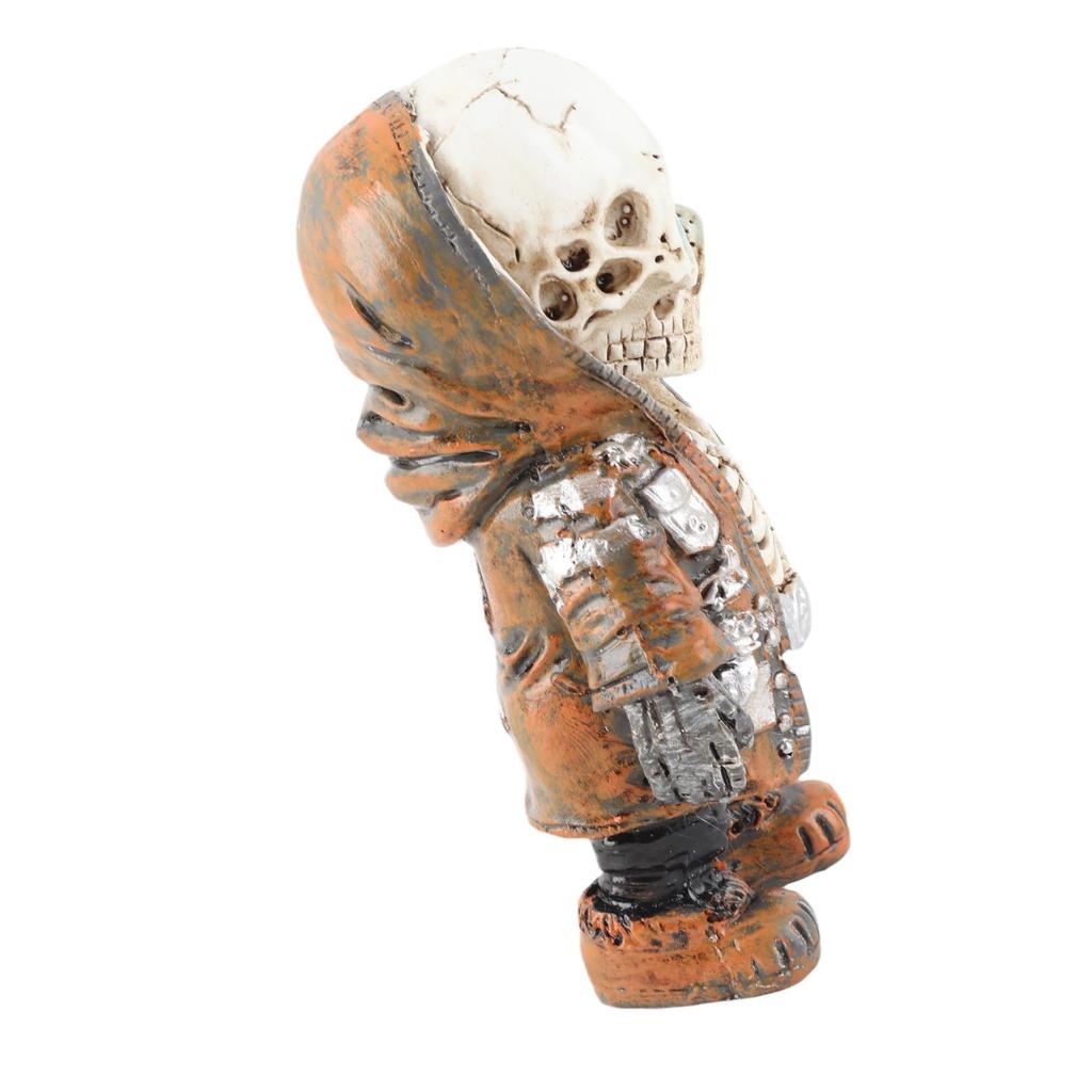 Skeleton Figurines Cool Exquisite Resin Skeleton Statue for Home Party Desk Decor Gift Type D