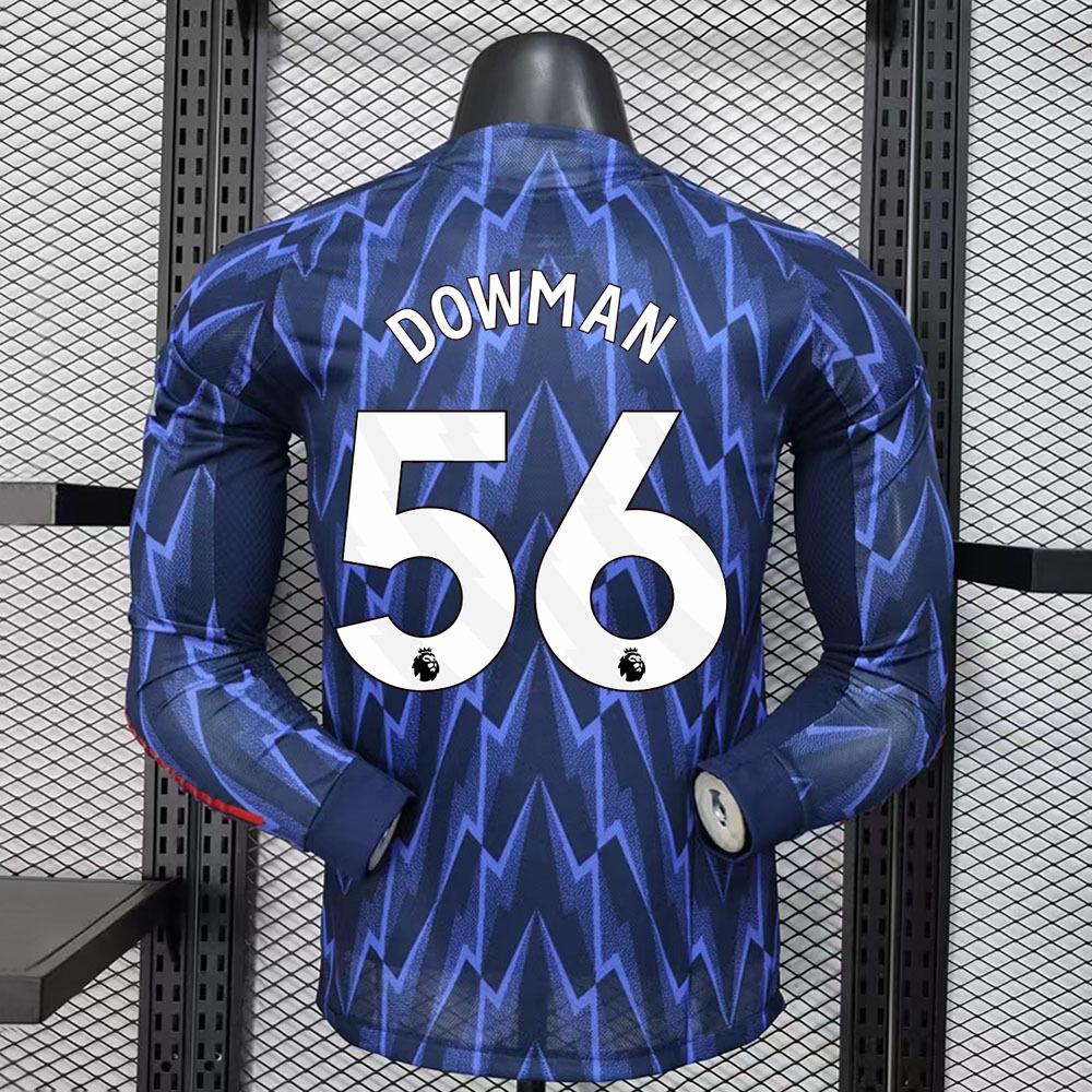 

Arsenal Away Long Sleeve Jersey 25/26: Saka, Odegaard, Rice Edition with Number Print S