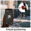 Bike Reflective Tail Light for AirTag Locator Mount Universal MTB Road Mountain Bicycle Saddle Reflector Rear Lamp Holder Bike Accessories