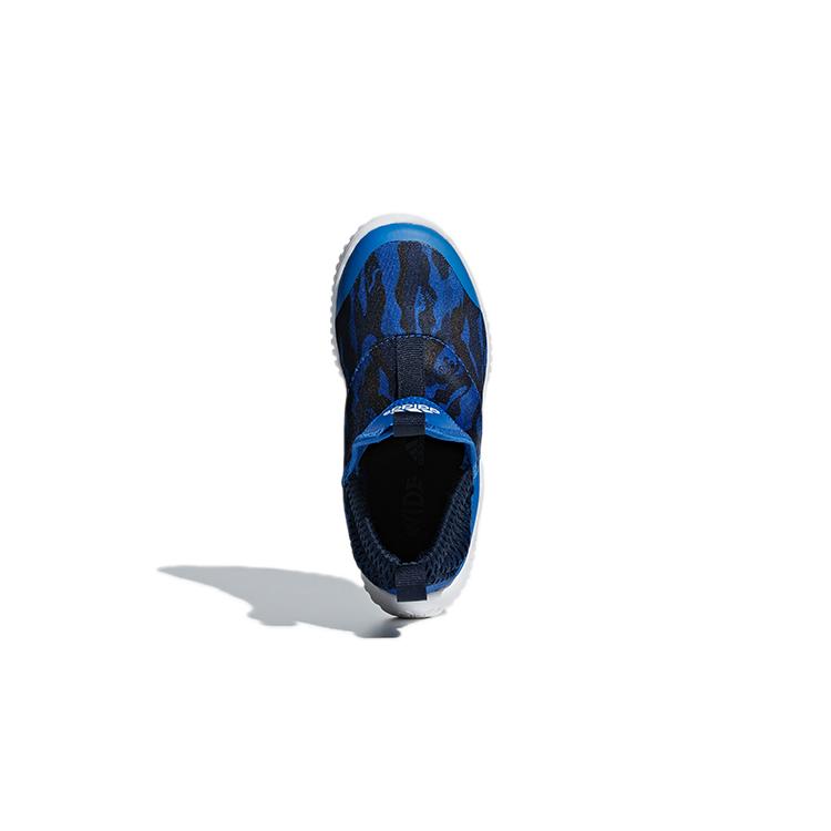 adidas Rapidazen C Sports Breathable And Slip Resistant Low Top Kids' Running Shoes Dark Blue D96835