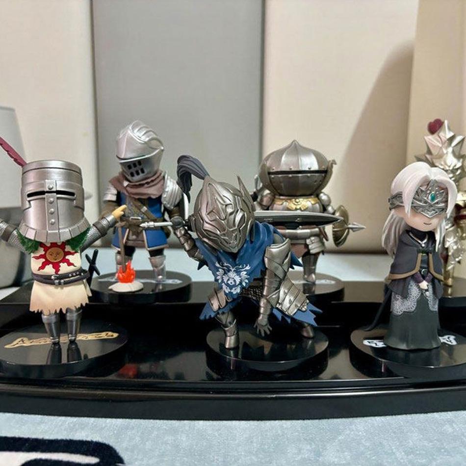 Q Version Dark Souls Anime Action Figure Solaire Artorias Ornstein Fire Keeper Doll Anime Figurine Model Toys For Boy Gifts
