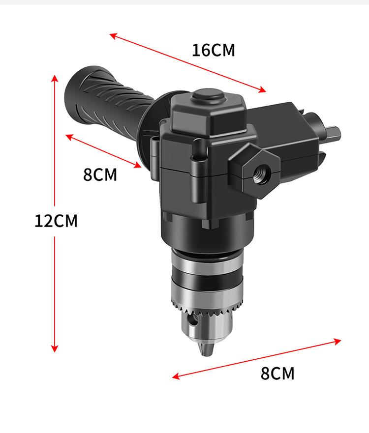 90-Degree Universal Right Angle Electric Screwdriver Drill Bit Adapter