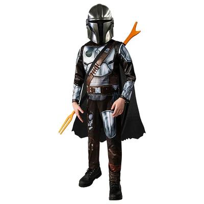 2025e Mandalorian Beskar Pancerz Dziecięcy Strój Cosplay Halloweenowa Maska Prezent