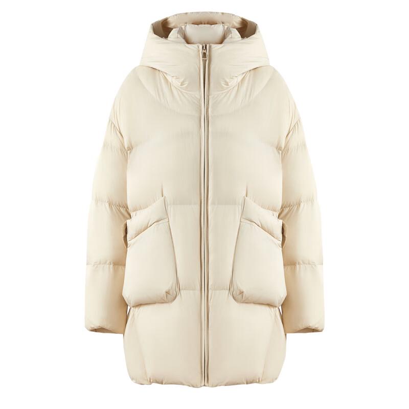 Qiushui Yiren Women's Petite Hooded Down Jacket