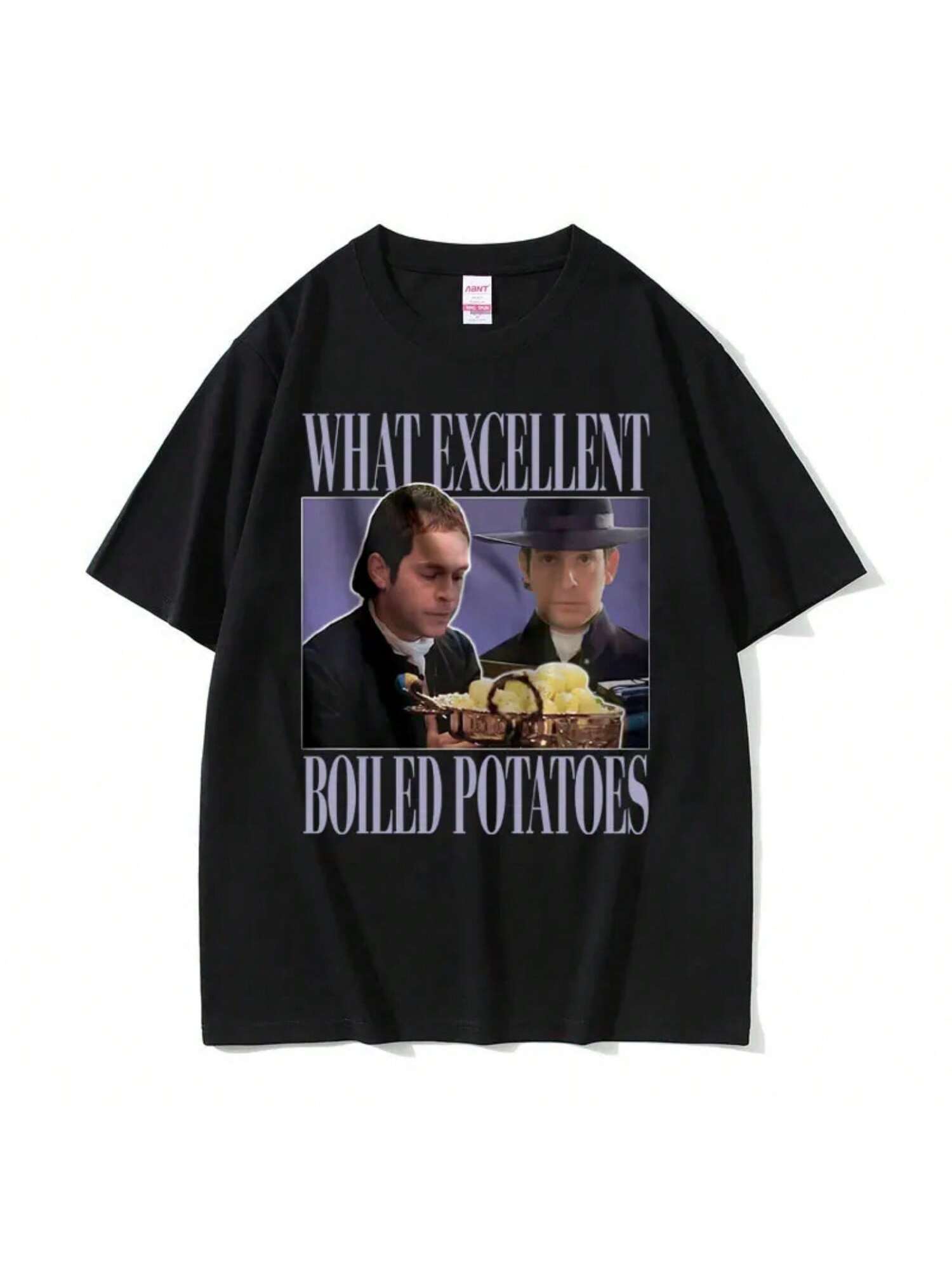 

Смешная футболка с графикой мема Какие отличные варёные картофелины , мужская женская винтажная футболка оверсайз, летняя мужская повседневная хлопковая футболка S