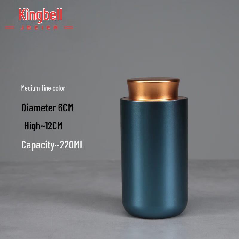 Portable Sealed Alloy Tea Caddy