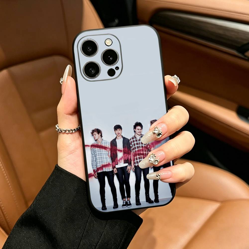 5 S-Seconds of S-Summer Band Phone Case For iPhone 12 13 14 15 16 17 Pro Max, Lightweight and Practical Soft Black Cover