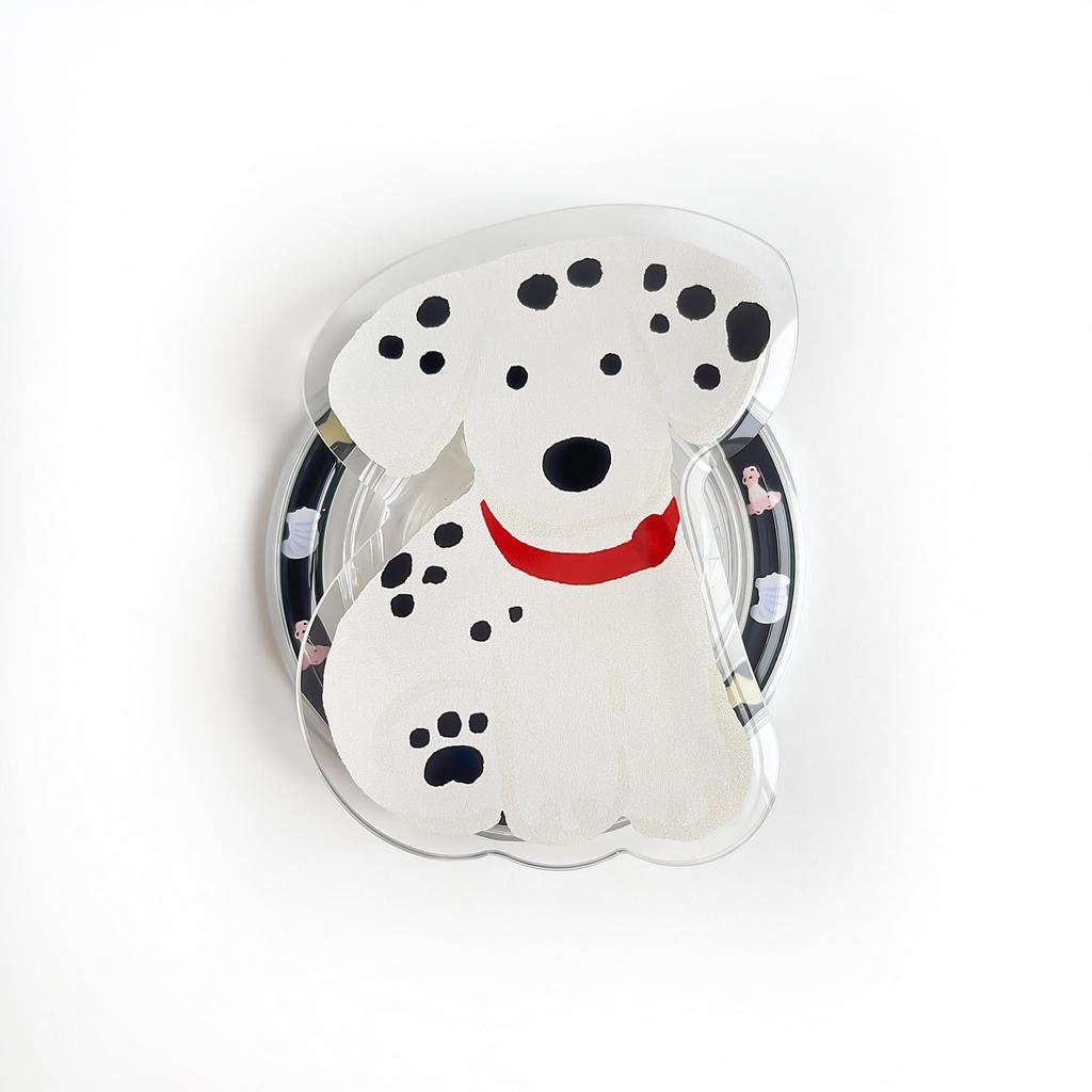 Magsafe Magnetischer Cartoon Handy Airbag Ständer - Einziehbarer Acryl Desktop Halter