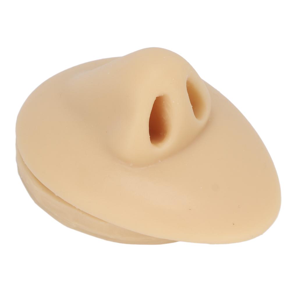 Simulation Nose Model Soft Silicone Flexible Human Nose Acupuncture Teaching Display Tool