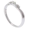 4℃ 5P Ring K18 white gold/diamond #4.1(US Size) 1.6g Women Used