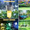 Lampy solarne zewnętrzne ogrodowe LED / Lampy stal nierdzewna - Zestaw 12 sztuk
