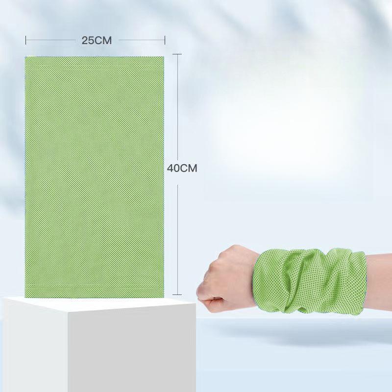 Cooling Sports Wristband Towel - Quick-Dry Sweat Absorbing Ice Towel for Gym, Running, Hiking - Lightweight & Reusable Workout Accessory