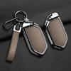 Zinc Alloy Leather Car Key Cover Fob Case Shell For Kia Picanto Sorento Mq4 Carnival Ka4 Morning K5 Carens Ev9 Seltos