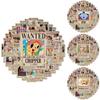 50 Pack One Piece Pirate Poster Stickers Colorful Graffiti Cartoon Decor For Fans
