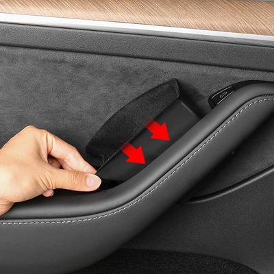 Car Front Ide Car Door Storage For Tesla Model 3 Model Y Pallet Armrest Container Box Cover Grab Handle Storage Box