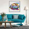 New Arrival 5D DIY Full Circle Diamond Painting "Fish" Embroidery Cross Stitch Home Decor Gift