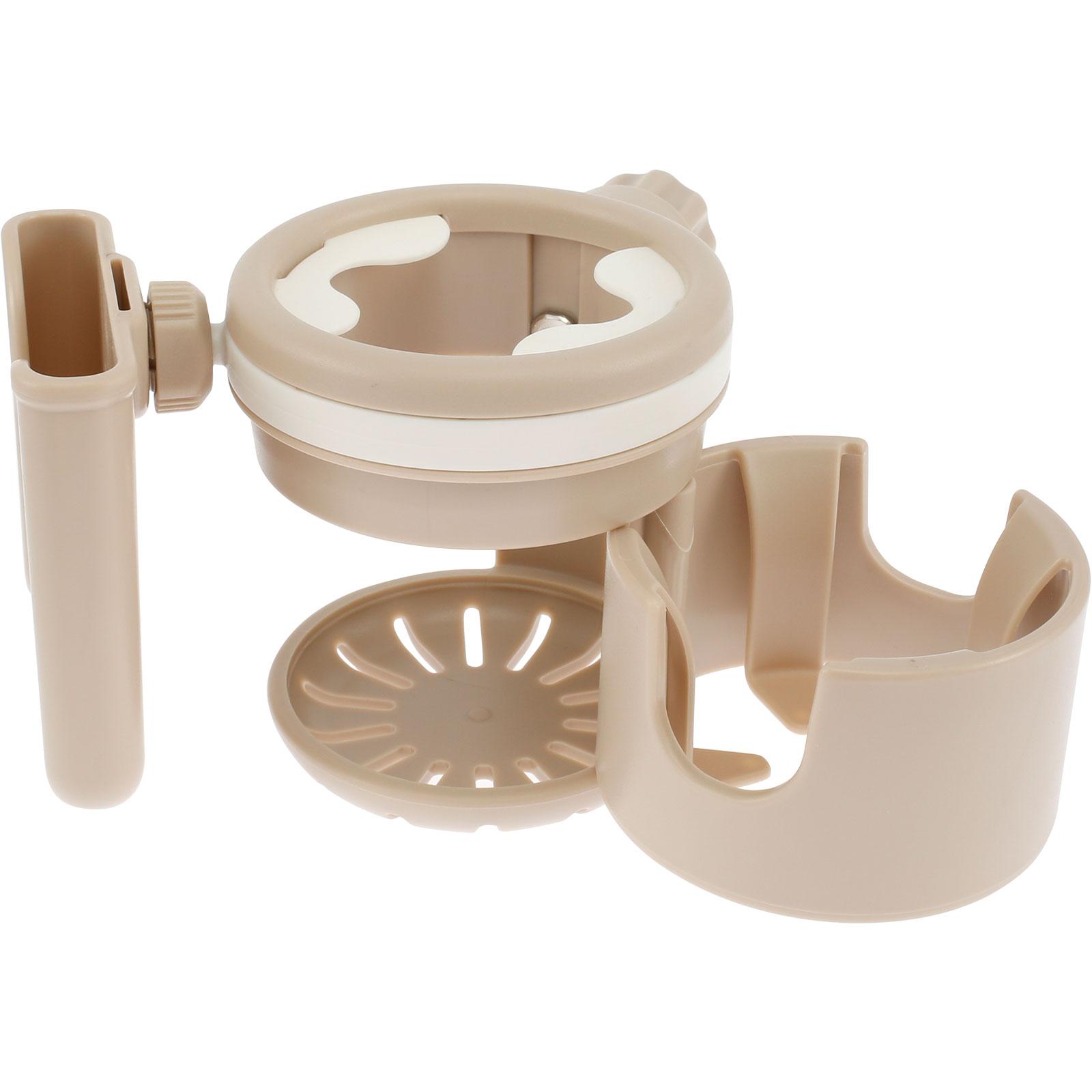 

3 in 1 Stroller Cup Holder Retractable Non Slip Bike Cup Holder Multifunctional Baby Stroller Accessori for Stroller Bike Walker хаки