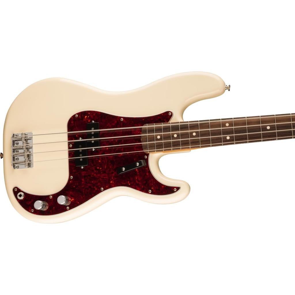 II 60s Precision Bass Rosewood Fingerboard Olympic White Fender/Vintera