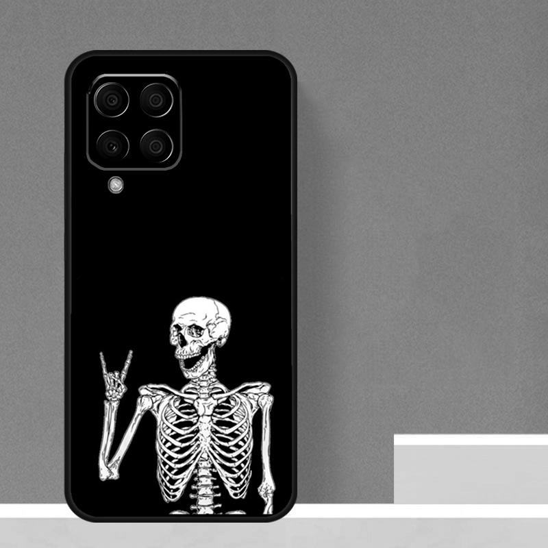Rock and Roll Skull Case For Samsung Galaxy M23 M20 M32 M52 M56 M16 M36 M54 M34 M14 M35 M55 M15 M11 M31 M13 M53
