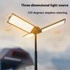Outdoor Retractable Camping Lamp Portable Rechargeable Work Light 1000 Lumen Telescopic Hiking Fishing Home Emergency Lanterns
