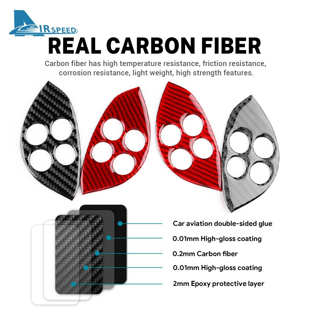 Echte Weiche Carbonfaser-Zieraufkleber Für Mercedes Benz SLK R171 2004 2005 2006 2007 2008 2009 2010 Lenkradzubehör