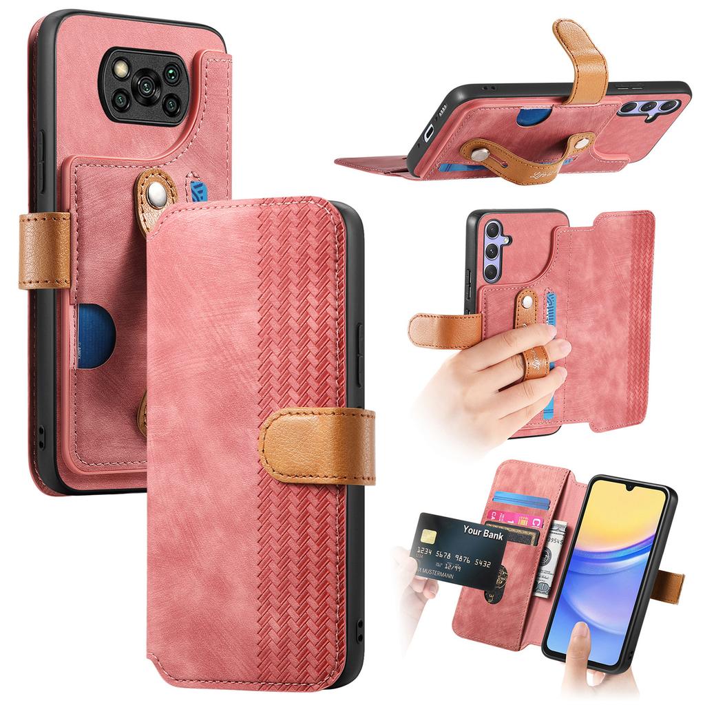 Ultimate Shockproof Wallet Case for Xiaomi/Redmi series.Xiaomi 13 Lite/Poco X5/Redmi Note 12/Redmi 12C...| Card Holder + Stand + RFID Protection