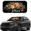 1Pcs Dragonfly Floral Pattern Windshield Sunshade UV Rays Heat Blocker Keeps Vehicle Cool Unique Design Fit Sedans SUVs Trucks