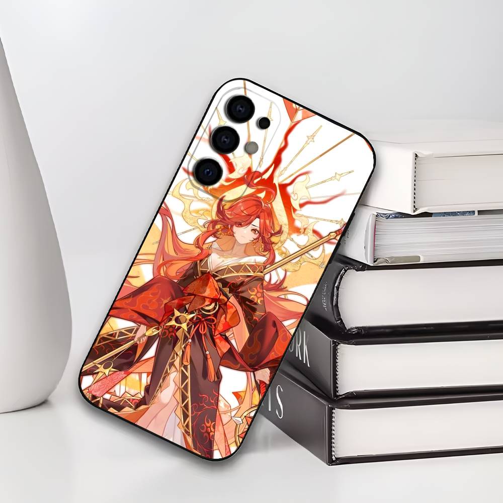 

M-Mavuika G-Genshin I-Impact Phone Case For Samsung S25,S24,S21,S22,S23,S30,Ultra,S20,Plus,Soft Silicone Black Cover Samsung S25