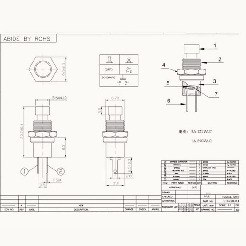 10pcs Multipurpose Reset Push Button Switches Sturdy Plastic Materials Ideal for Frequent Use In Various Projects