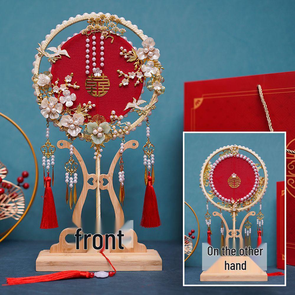 Ancient Style DIY Wedding Fan Gift Pack for Bestie - Perfect for Brides or Weddings