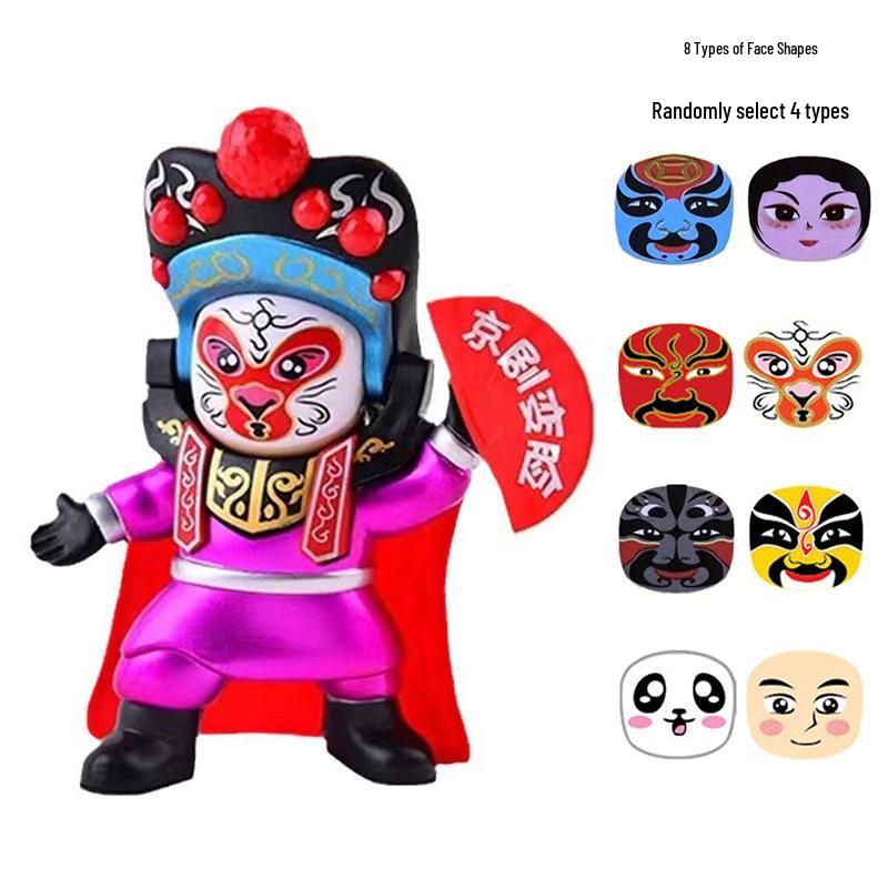 Sichuan Opera Face-Changing Doll: Creative Peking Opera Souvenir Toy from Chengdu
