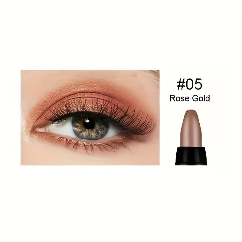 Vibrant Multicolor Eyeshadow Stick Long-Lasting Shimmery and Glittery Eye Makeup Easy-to-Apply Smudge-Proof and Waterproof Eye Shadow Pencil