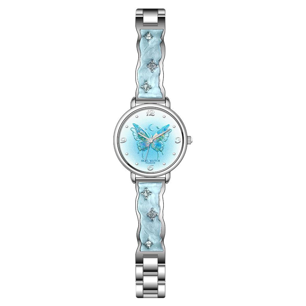 Exquisite Butterfly Bracelet Watch for Women Dreamy Temperament Watch Light Luxury Quartz Watch Fashionable Quartz Watch