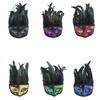 Feathered Masquerade Mask for Women Men Halloween Masquerade Cosplay Mask Half Face Mask Halloween Mask