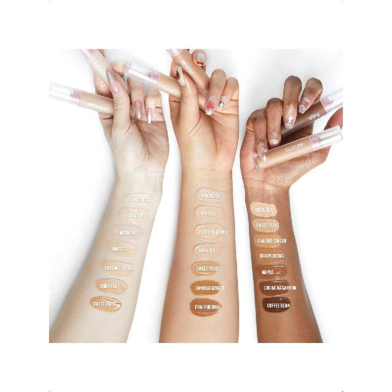 Kaja Don't Settle Concealer 11 Cocoa Macaroon 6.8ml, Full Coverage, Long-Wearing, Crease-Resistant, Lightweight Formula, Vegan Cruelty-Free