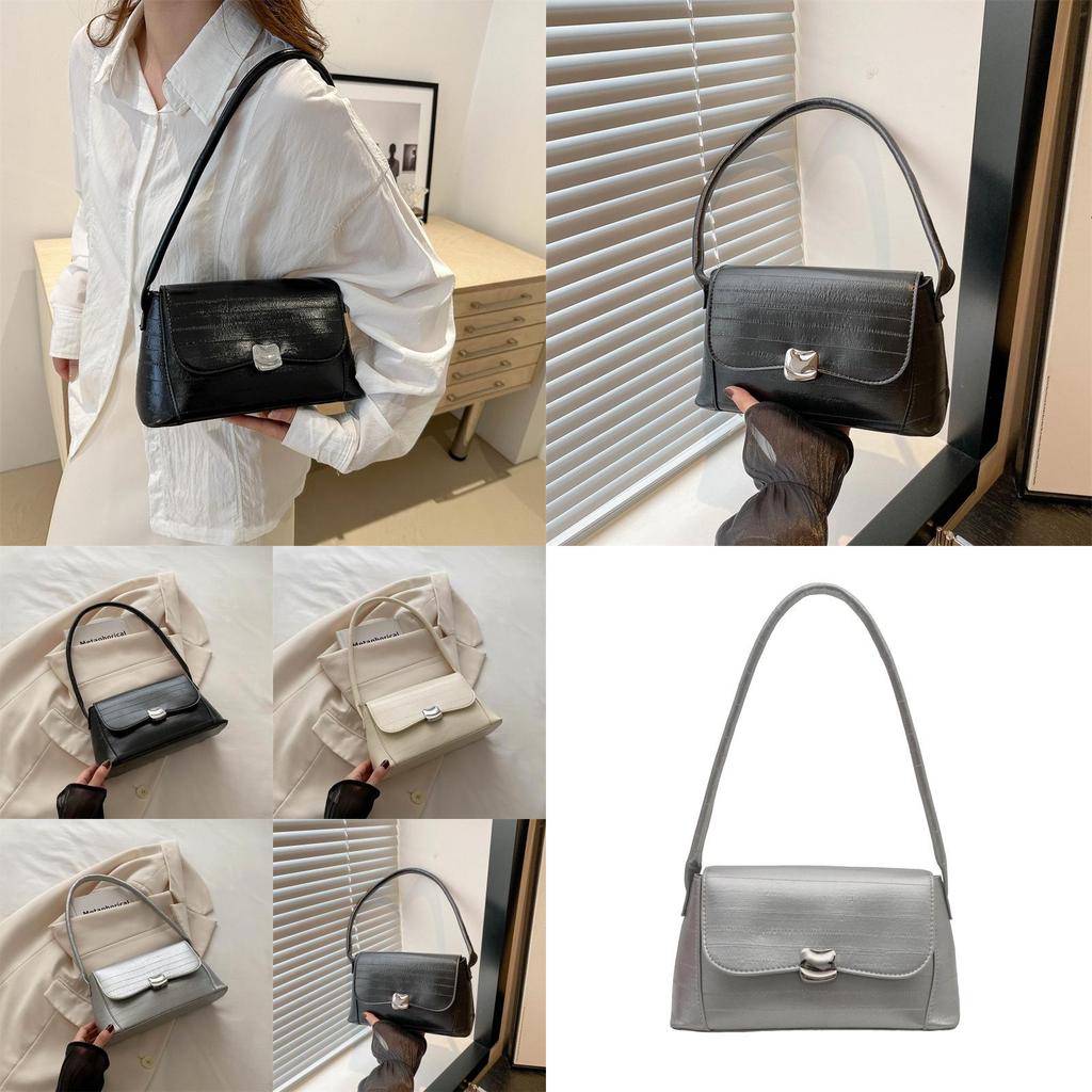 Vintage Chic Underarm Bag For Women Stylish Minimalist Shoulder Tote Handbag 2024