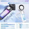 Enfsdtyec 2025 Portable Handheld Fan with Cooling Neck 199 Speed Mini Neck 4000mAh Large LED 7 Instant with Strap and Perfect for and Outdoor