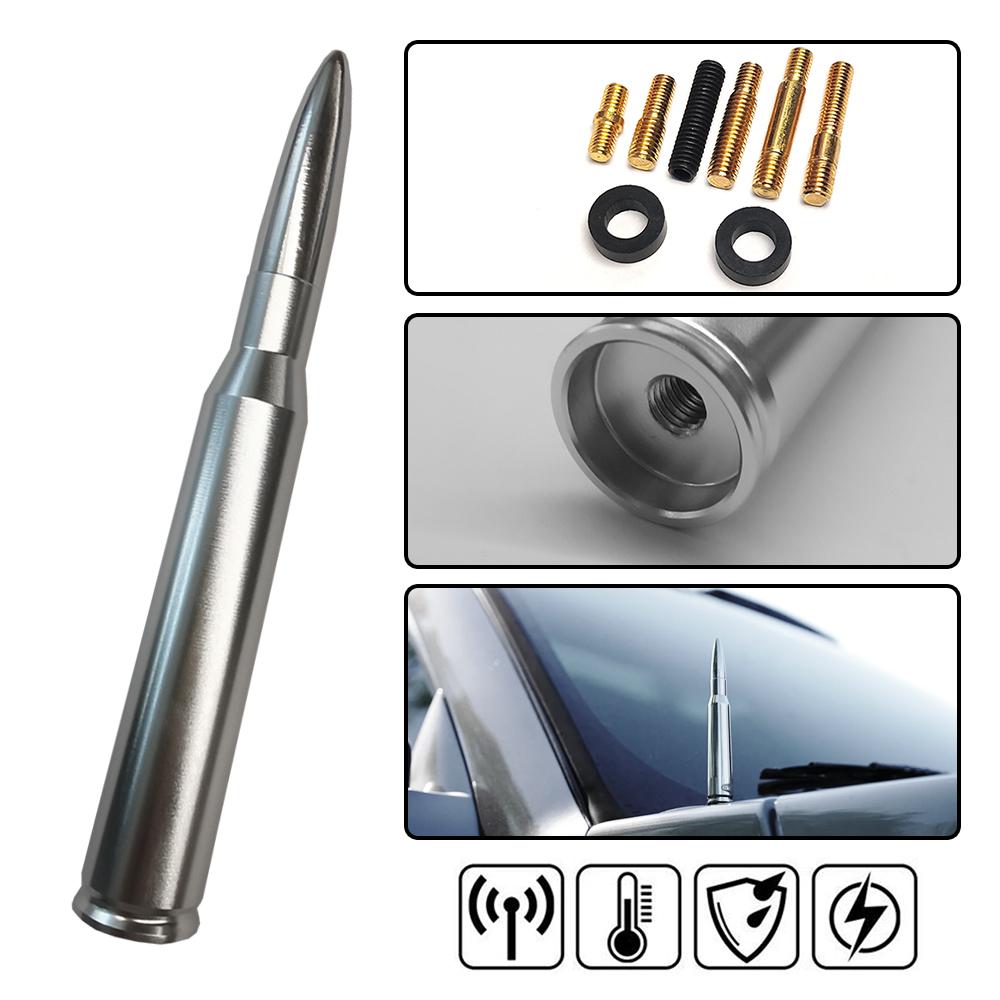 Car Antennas Bullet Antenna Universal Auto Radio Signal Aerials Roof Antennas For Kia Ford Toyota Hyundai Boats Car Accessories