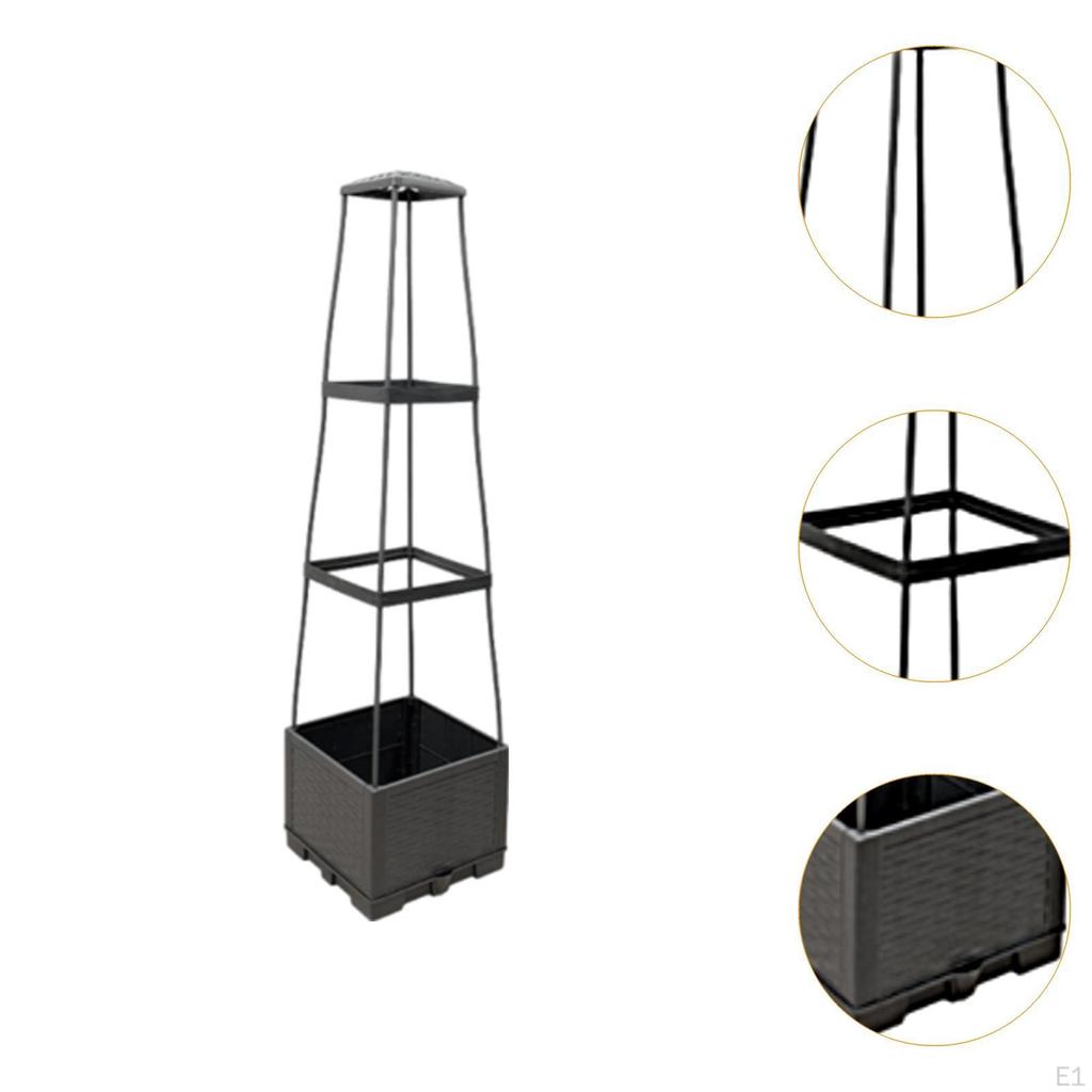 Garden Bed Planter with Trellis for Tomatoes And Climbing Plants