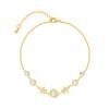 Luxury Plated Opal Star Bracelet Female Ins Student Bracelet Fashion Style Bracelet For Girl
