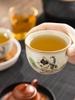 140ml Ru Kiln Cute Cat Tea Cup Ceramic High-end Exquisite Master Cup Tea Tasting Cup Chinese Yellow Ceramic Opening Tea Cup