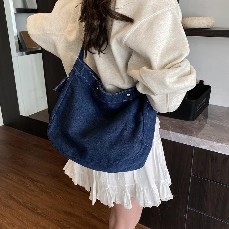 Denim Crossbody Female Literary Large Capacity Shoulder Bag Fashion Bag