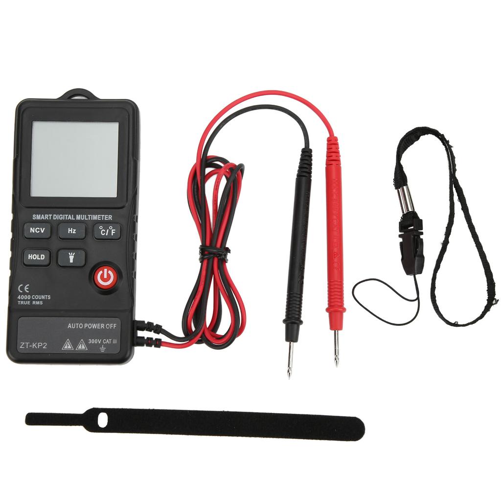ZTKP2 Digitales Multimeter Vollautomatisch Brennschutz Universell Intelligente Multi-Tester für Heimwerker Elektriker