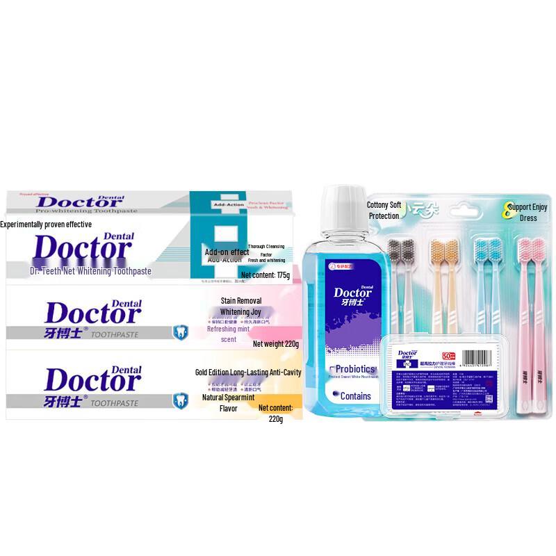 Dr. Toothpaste 13-Piece Family Set