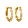 European and American Ins Style Women's Earrings, Stud Earrings with Diamonds, Fashion Accessories, Gold Earrings